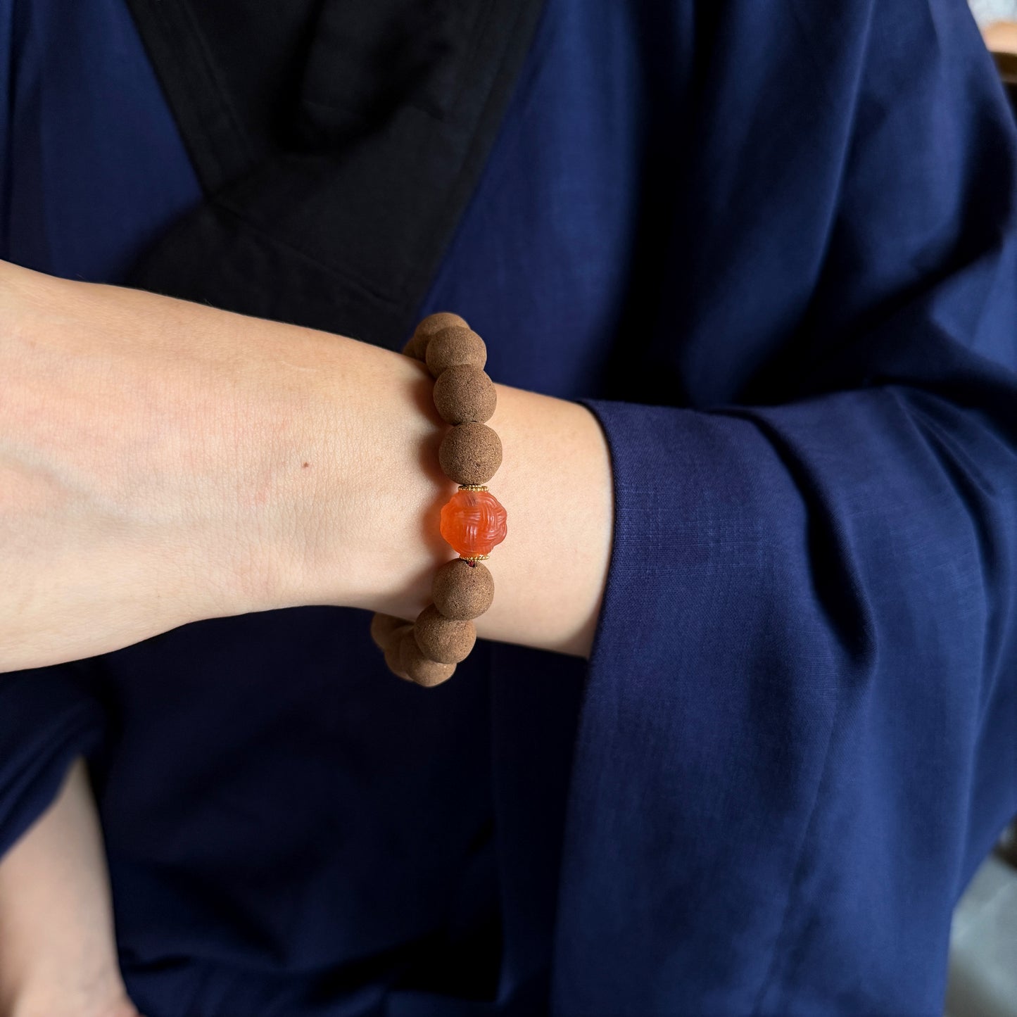 Daoist Heart - Nourishing Medicine Beads & Agate Bracelet