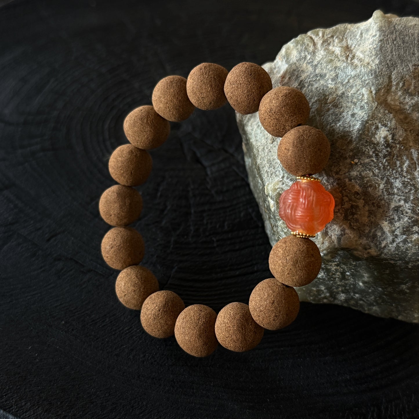 Daoist Heart - Nourishing Medicine Beads & Agate Bracelet