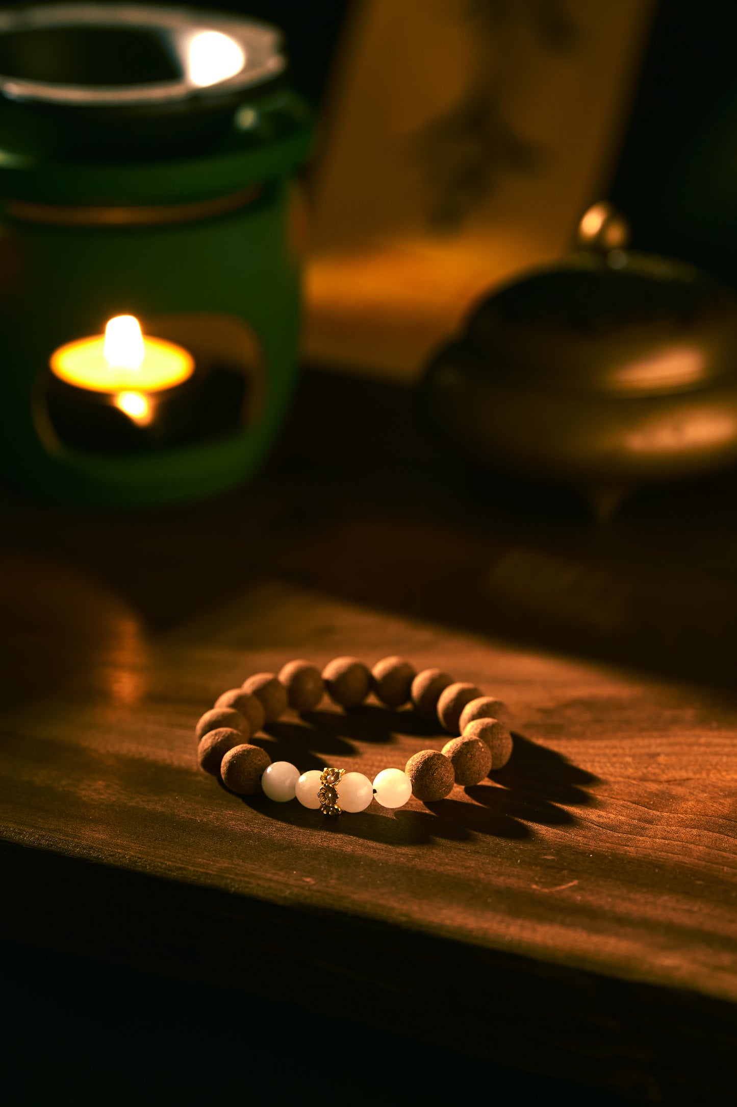 Golden Breeze & Jade Dew Bracelet