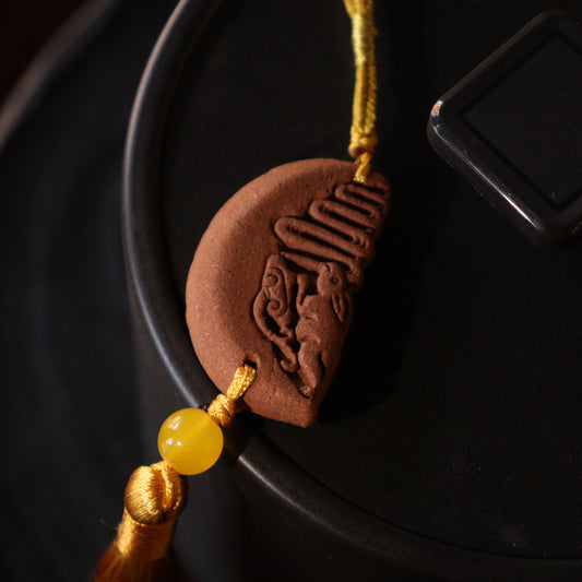 Jade Rabbit Blessing Incense Pendant