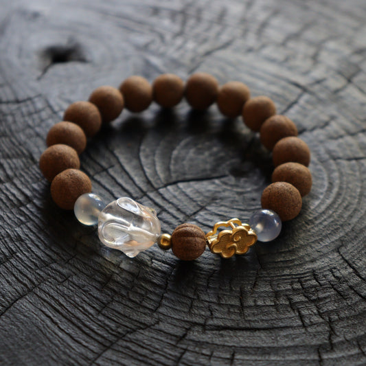 Sweet Spring & Moonlight Herbal Bead Bracelet